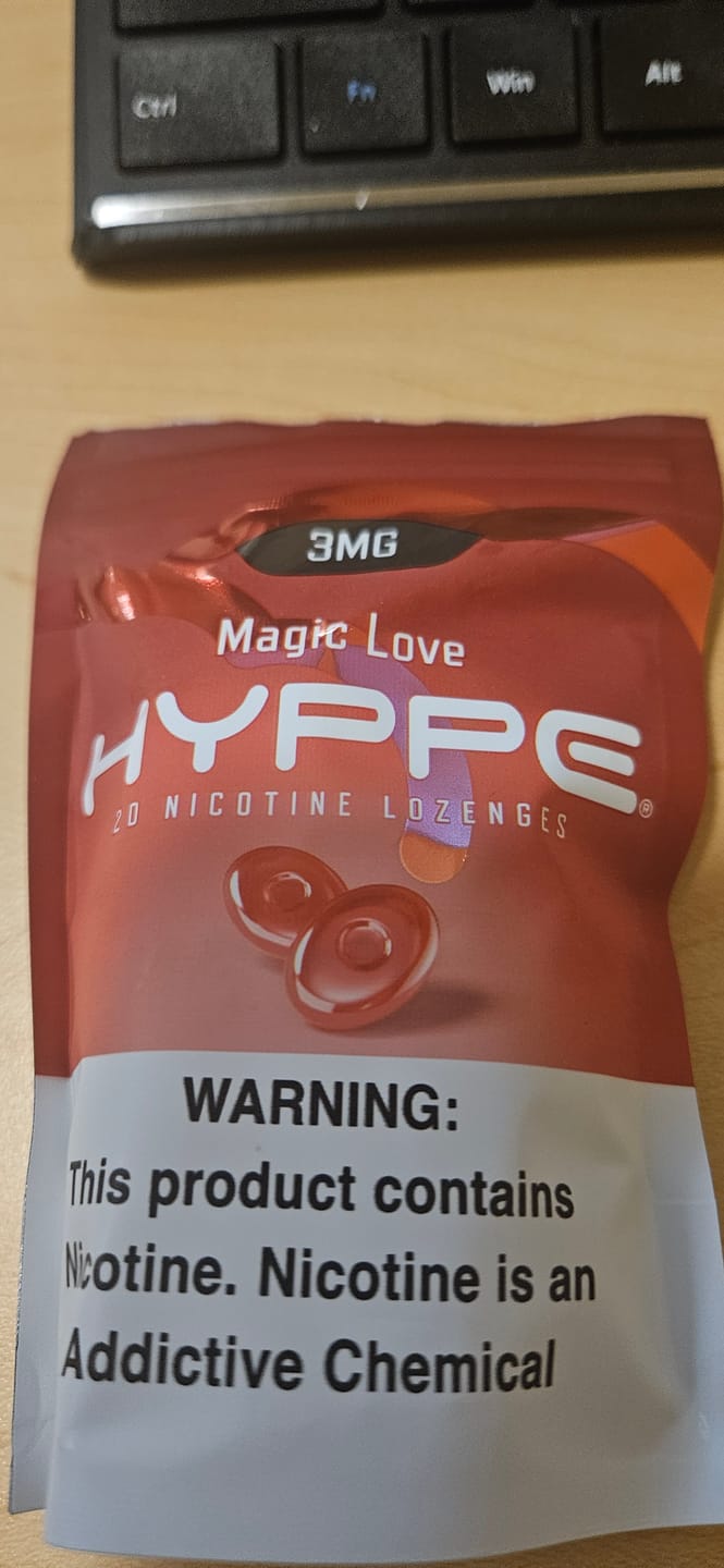 Customer photo review of Nicotine Lozenges