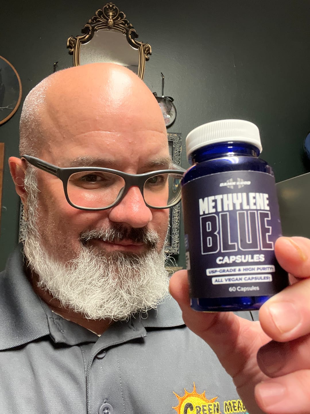Customer photo review of Damn Good™ Methylene Blue Capsules - 60 Capsules (30 Servings)