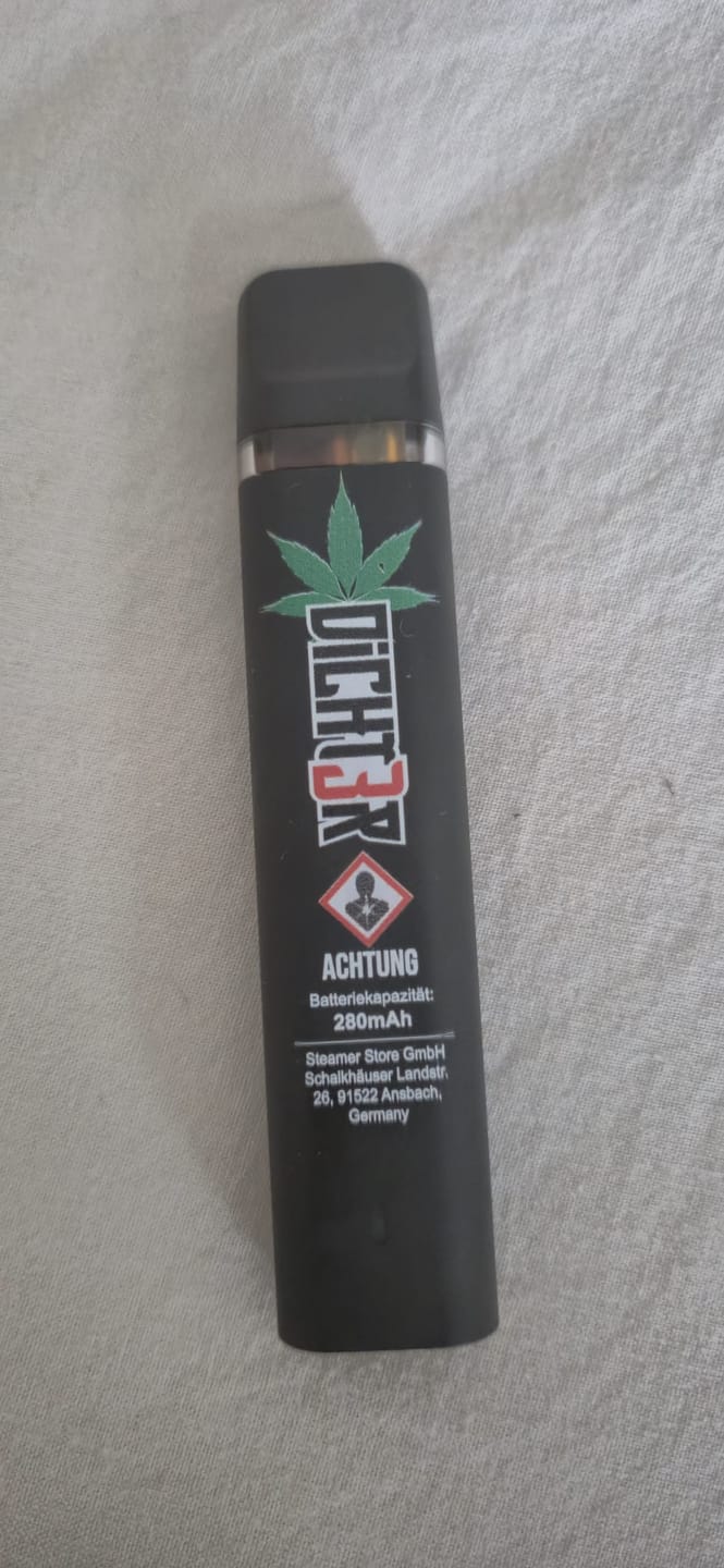 Customer photo review of DICHT3R - 96% H3 Blend  Vape - Haze-FFM (Doppelapfel)