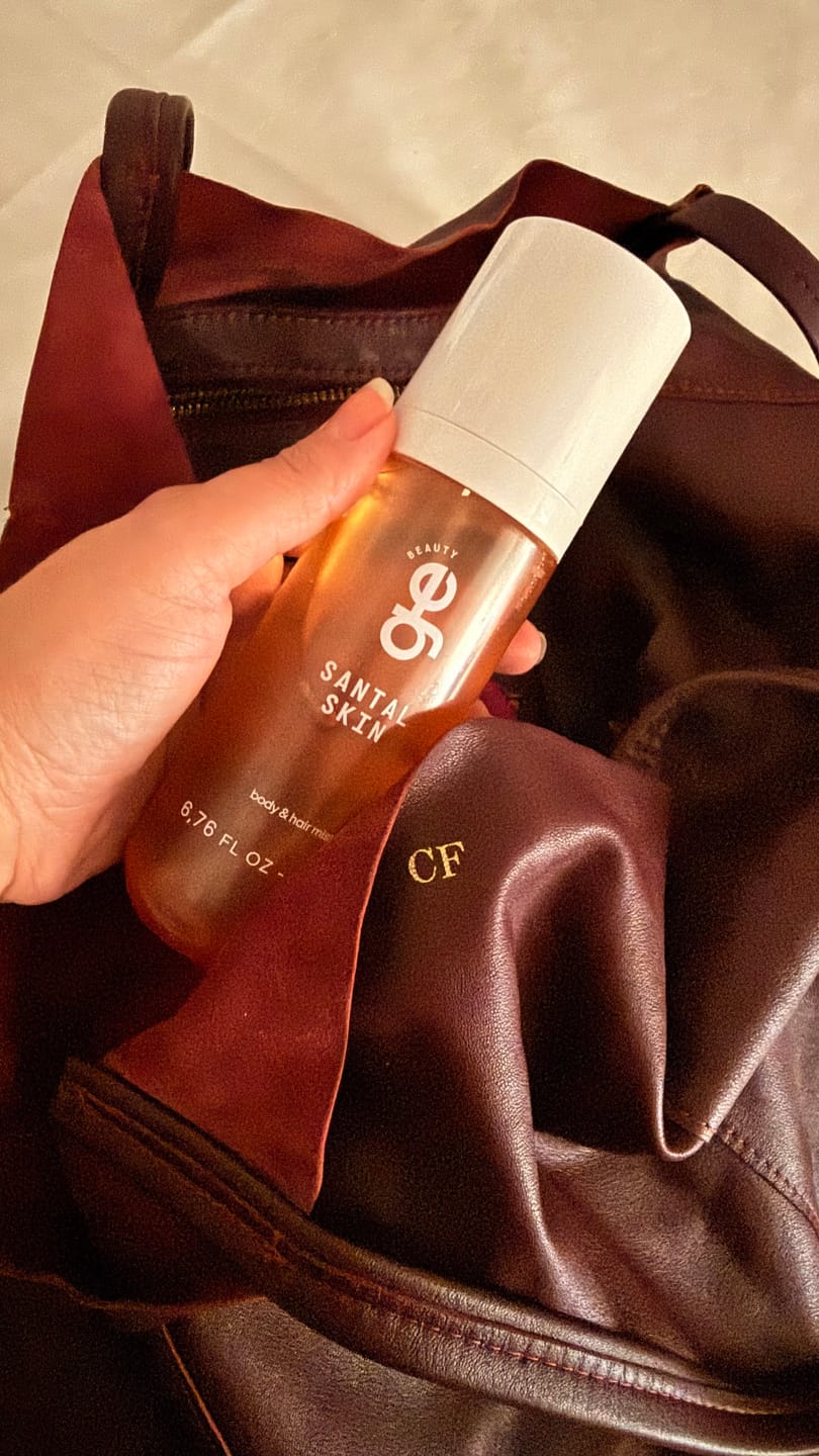 Customer photo review of santal skin | body & hair mist