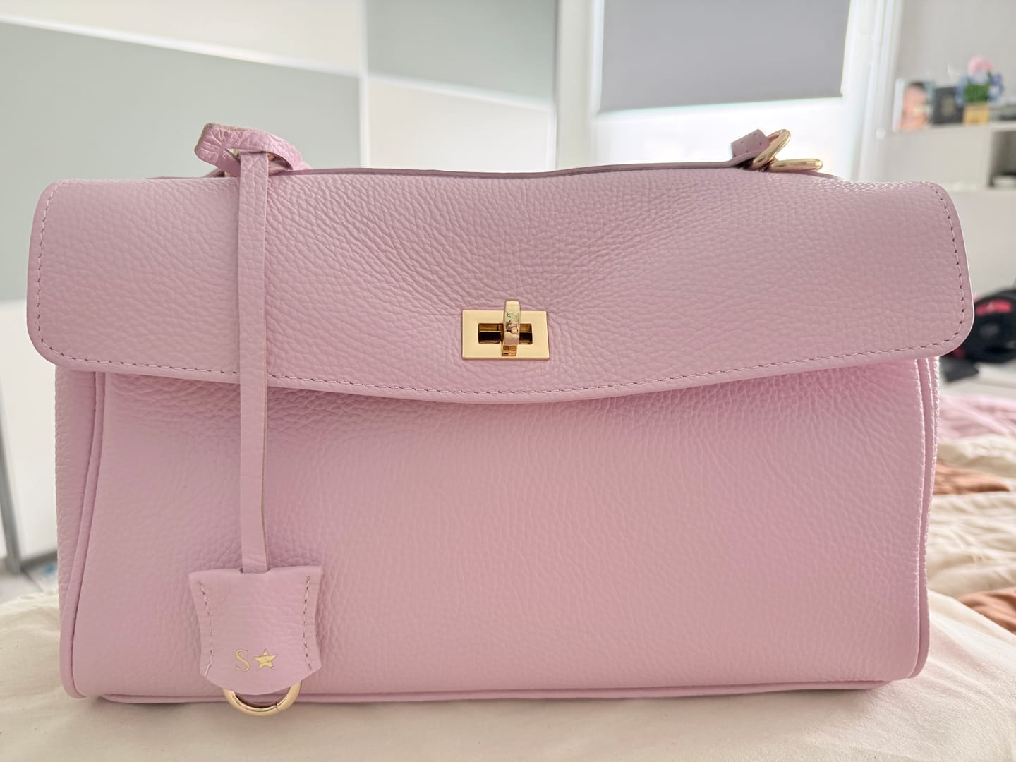 Customer photo review of The Olivia Shoulder Bag