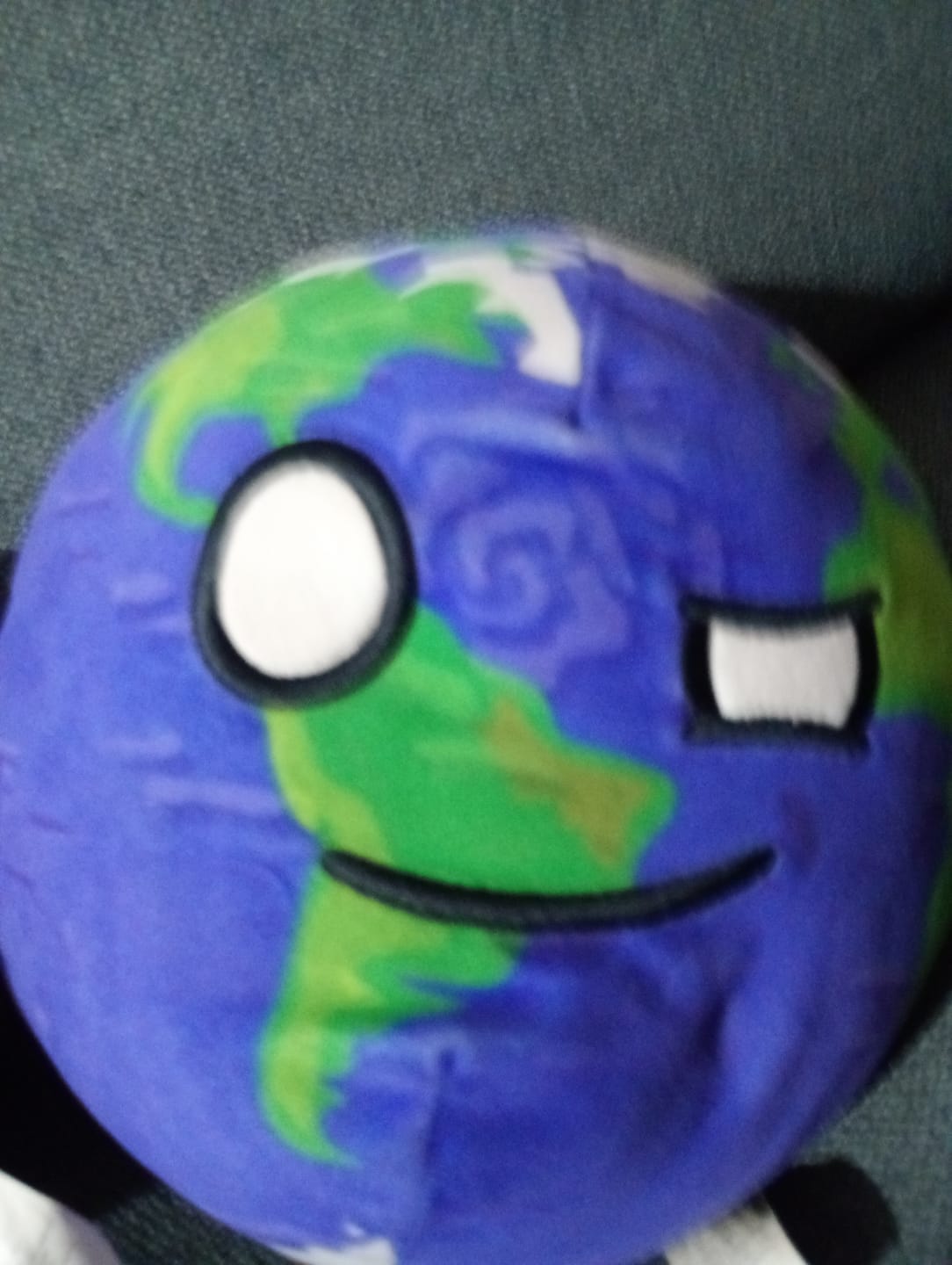 Customer photo review of The SolarBalls Earth Plush