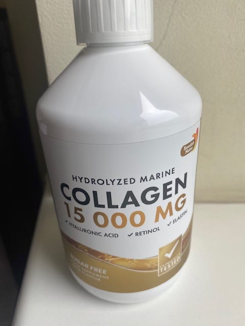 Customer photo review of Swedish Nutra – Marine Collagen 15 000 mg skystas jūrinis kolagenas su hialurono rūgštimi, retinoliu ir vitaminais, 500 ml