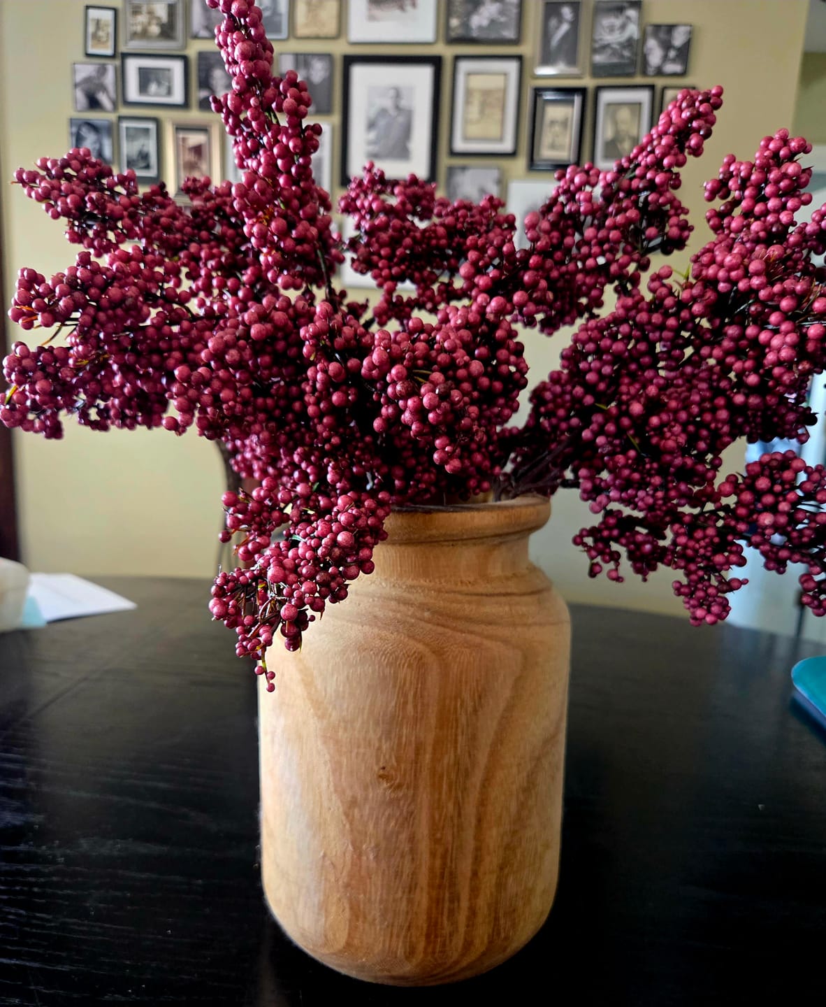 Customer photo review of Muted Merlot Berry Stem