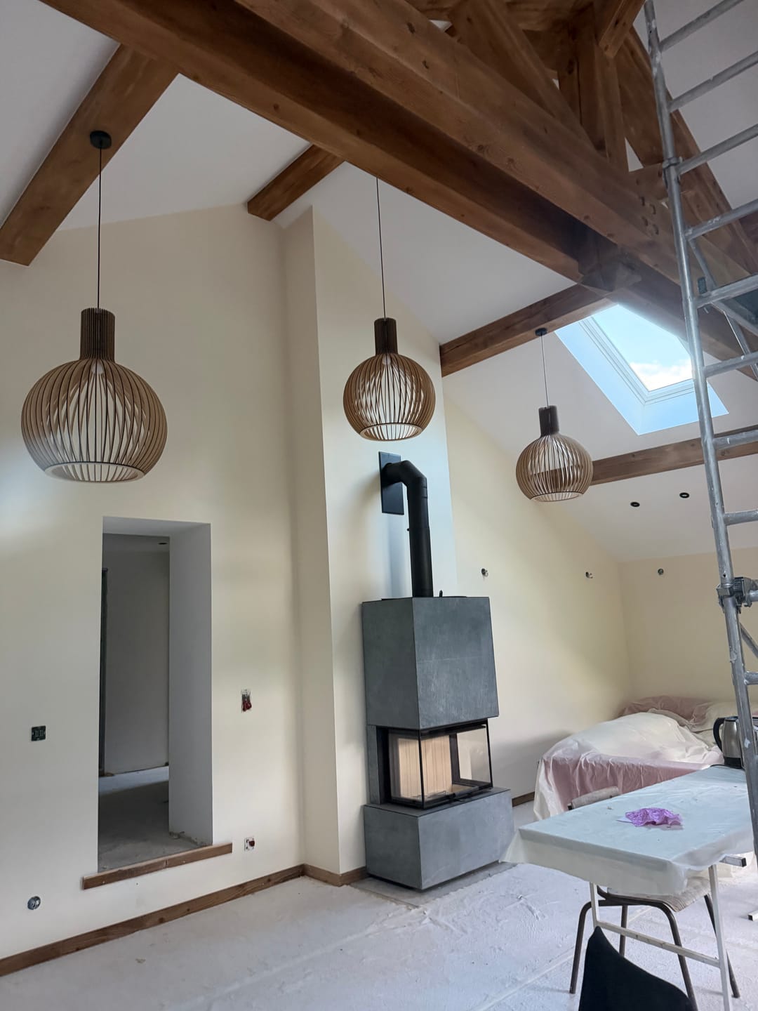 Customer photo review of Suspension en bois scandinave |  Balinaise