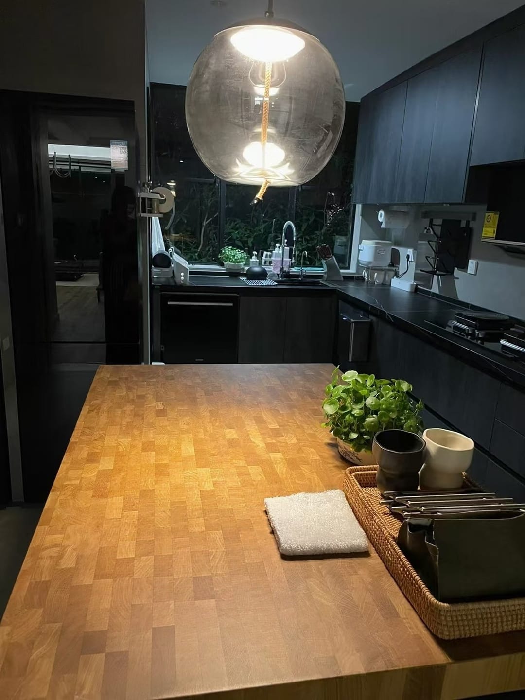 Customer photo review of Clara Glass LED Pendant Light