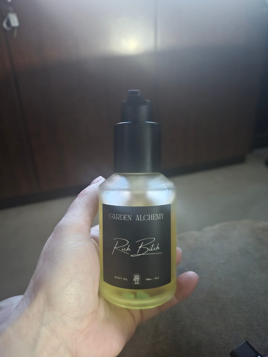 Customer photo review of RICH BITCH BODY OIL (the return of the OG 1st formula)