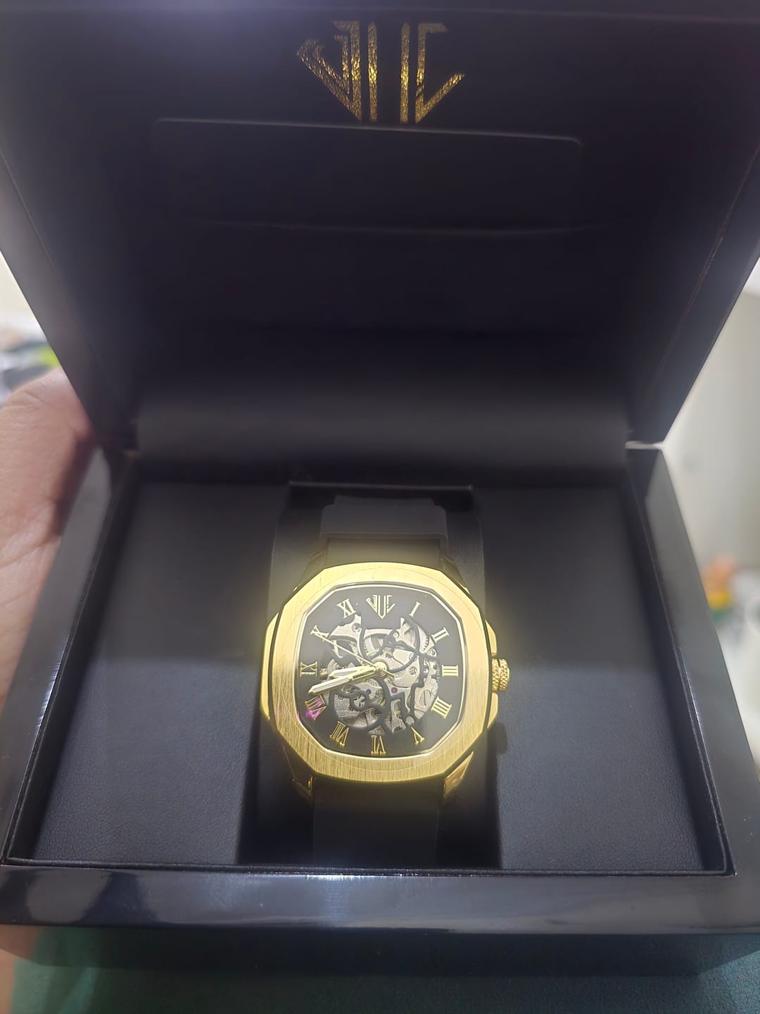 Customer photo review of Julivno Skeleton Watch