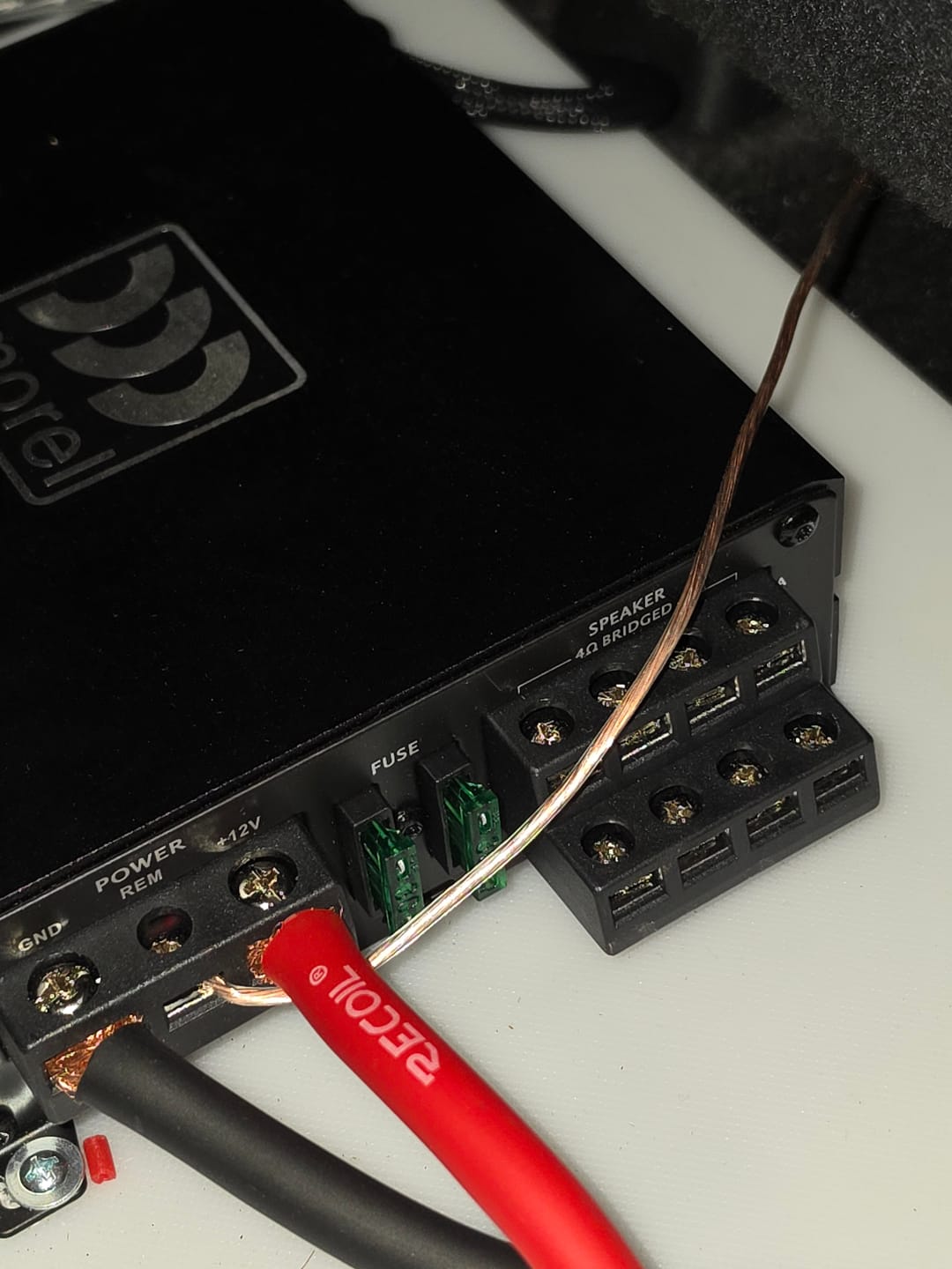 Customer photo review of מגבר לרכב Morel MPD4.100