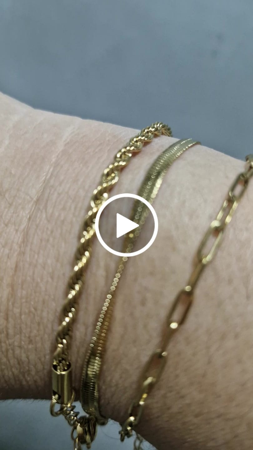 Customer video review of Kit Pulseiras Essential Banhado em Ouro 18K