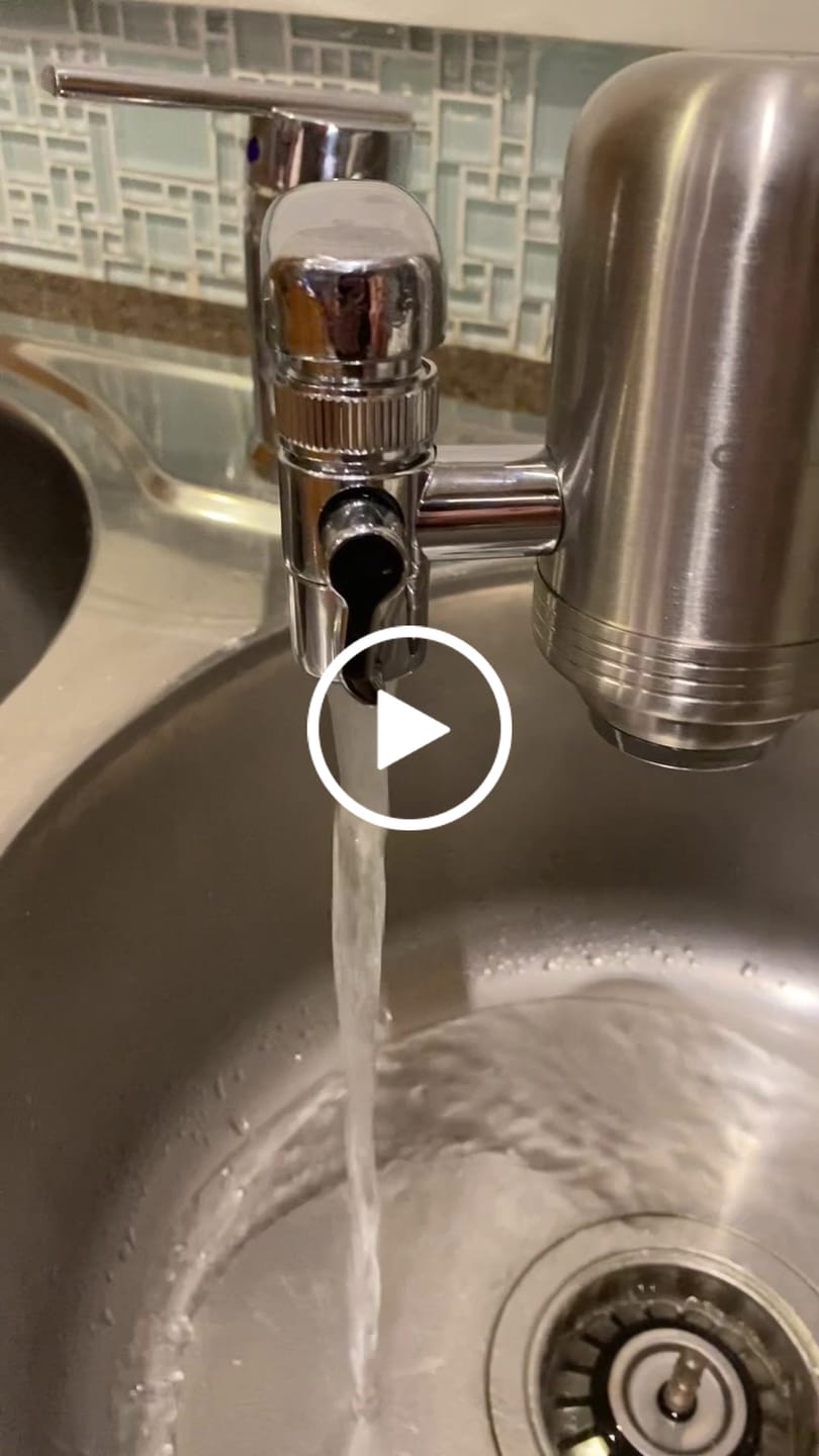 Customer video review of NSF42 Tap Water Filter Unit + 5 Free Filters