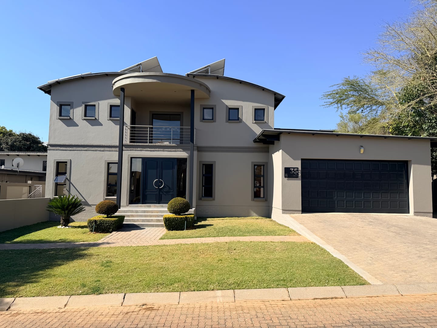 Customer photo review of The Urban Metal House Number