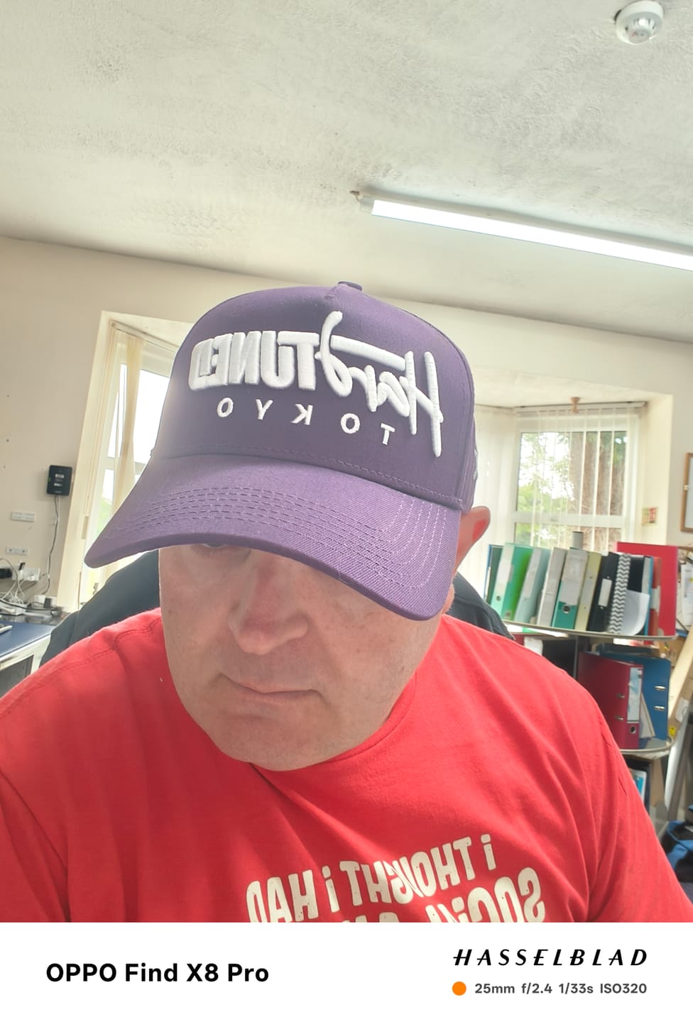 Customer photo review of Hardtuned Tokyo Purple - A Frame Cap