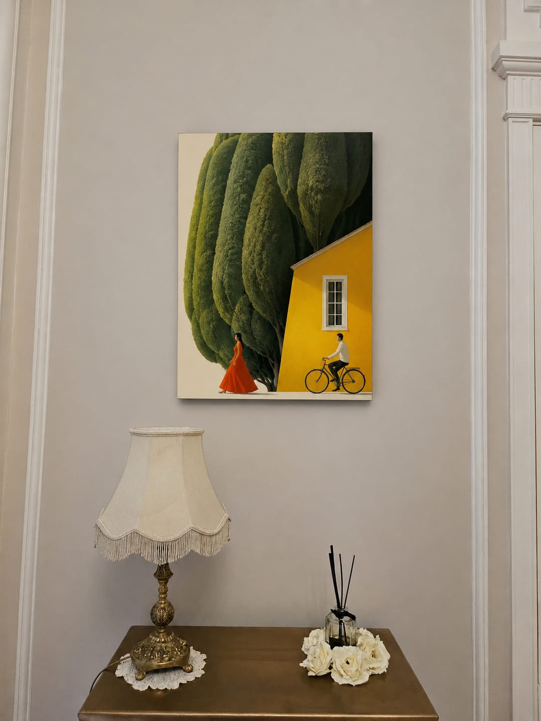 Customer photo review of Quiet Street Print | Quiet Encounter