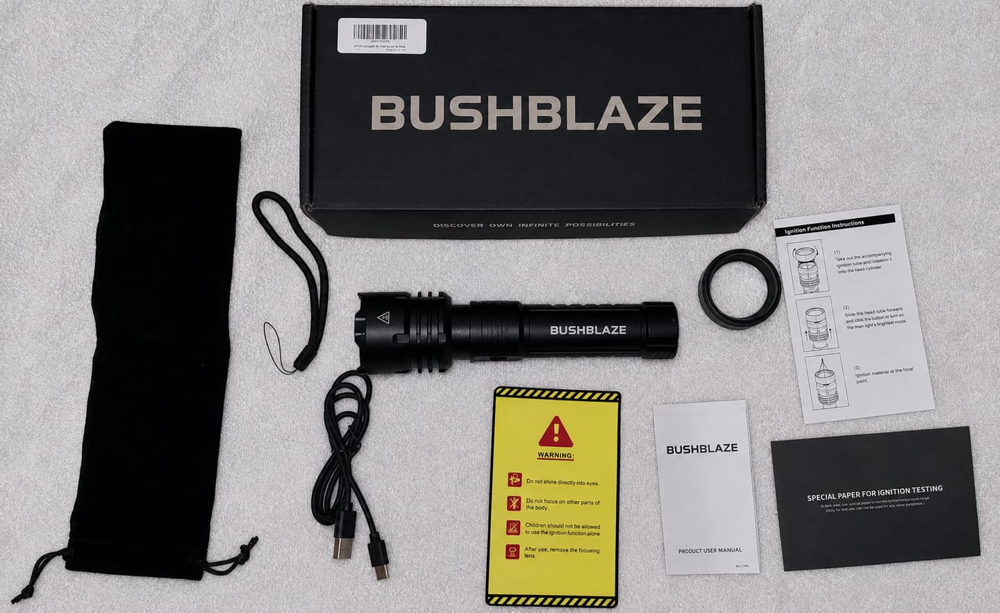 Customer photo review of BUSHBLAZE™ TACTICAL FLASHLIGHT