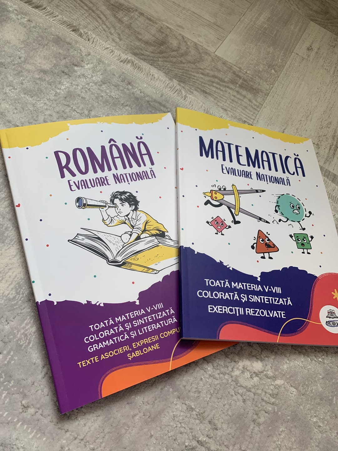 Customer photo review of Pachet Evaluare Națională (Română + Matematică) Bacademia