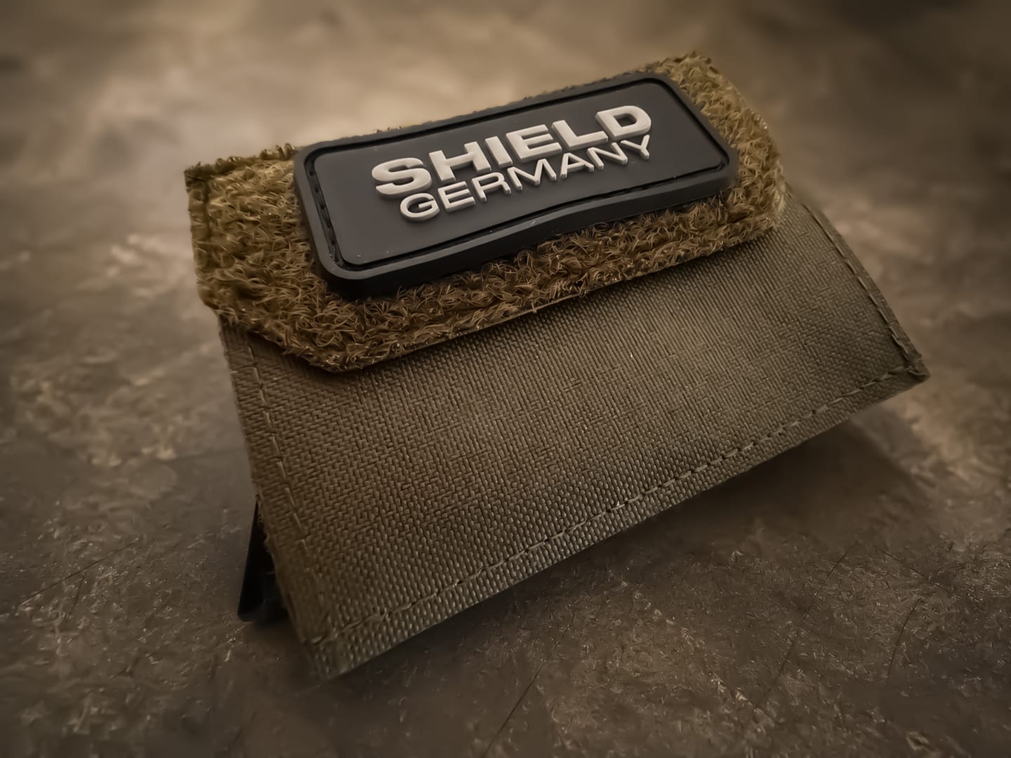 Customer photo review of Tactical Wallet Münzfach - Steingrau Oliv