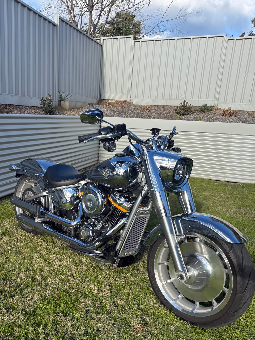 Customer photo review of HD Fat Boy / Gray Ghost 117 2025-2026 Rad Guard