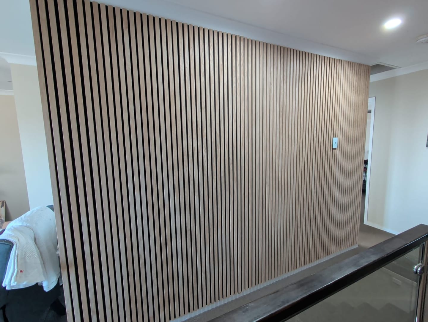 Customer photo review of Coastal Oak | Acoustic Panel 2.4M