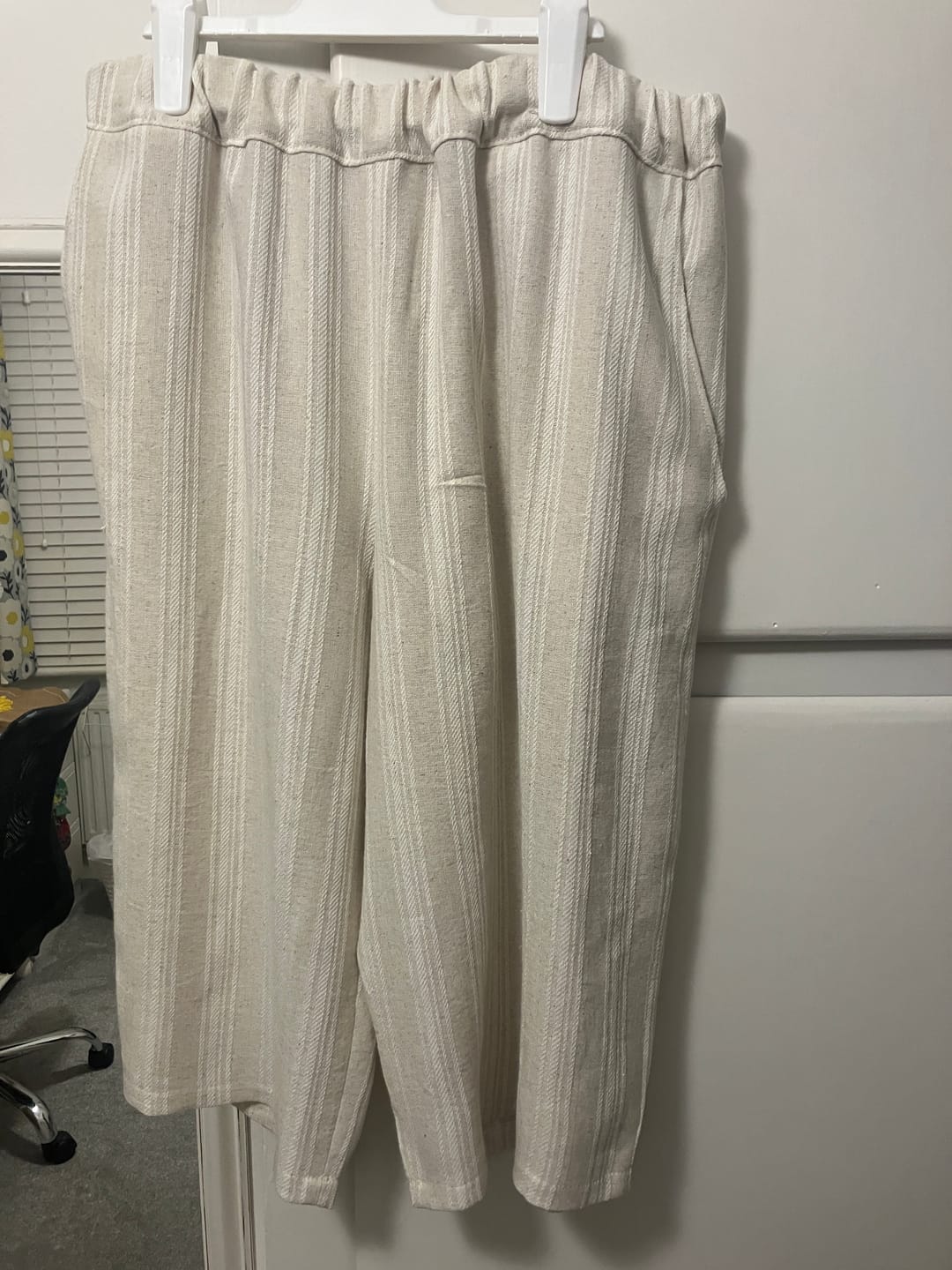 Customer photo review of Yarn Dyed Linen Viscose Fabric