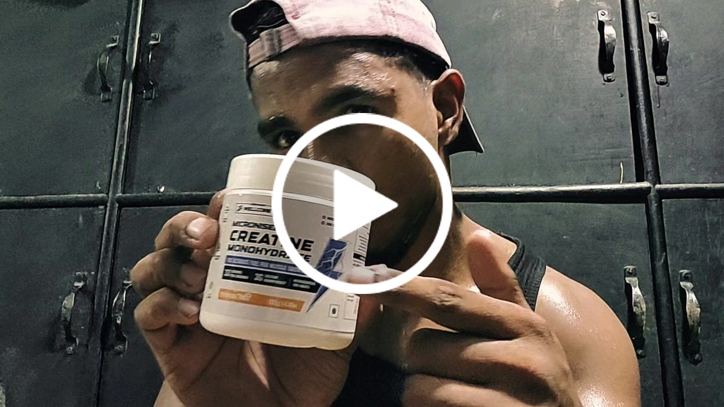 Customer video review of Wellcore Creatine Monohydrate (Tropical Tango, 33 Servings) + YouWeFit Omega-3 Triple Strength Fish Oil (1250mg, 30 Capsules)