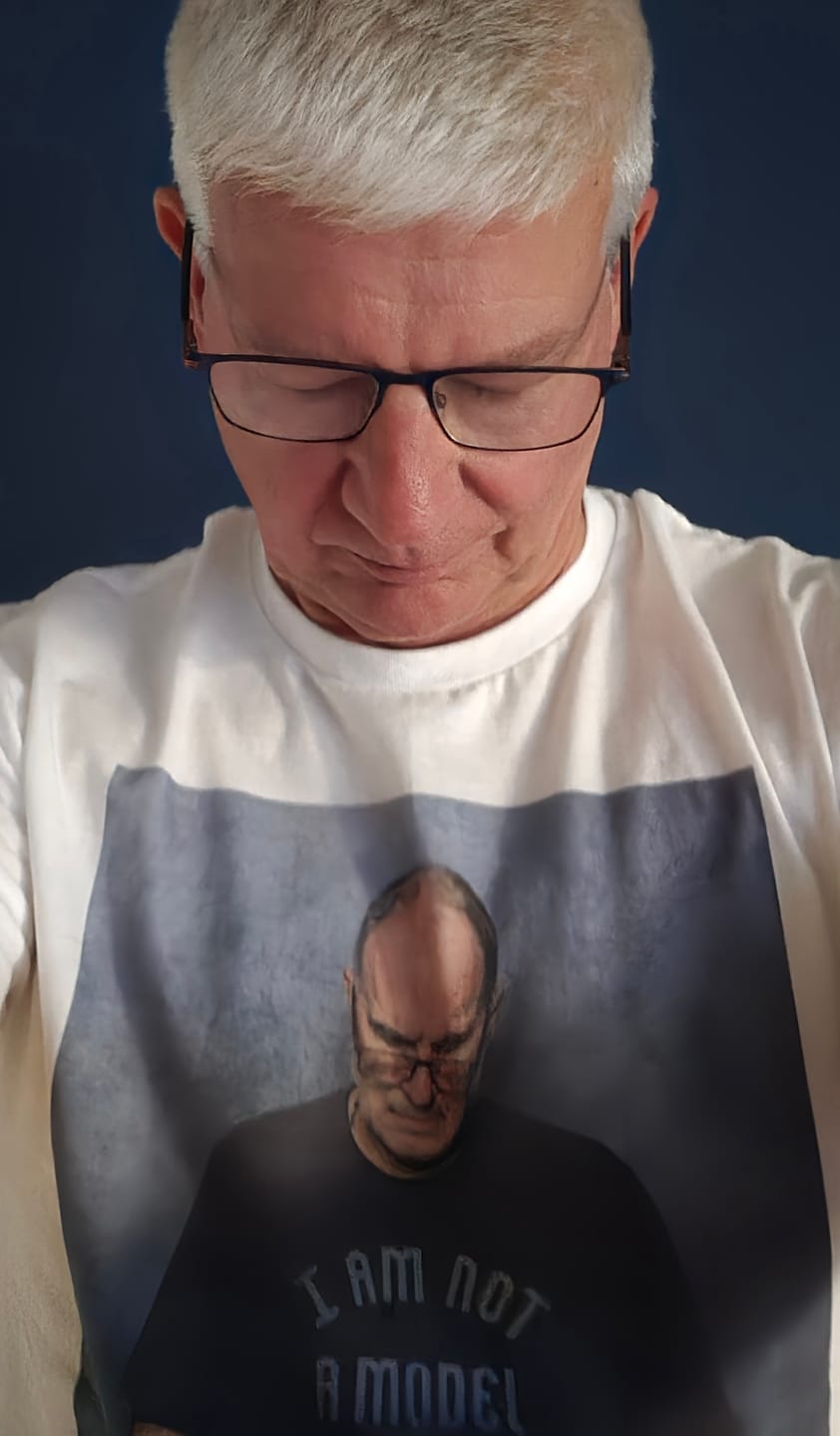 Customer photo review of Bielsa Not a Model T-Shirt