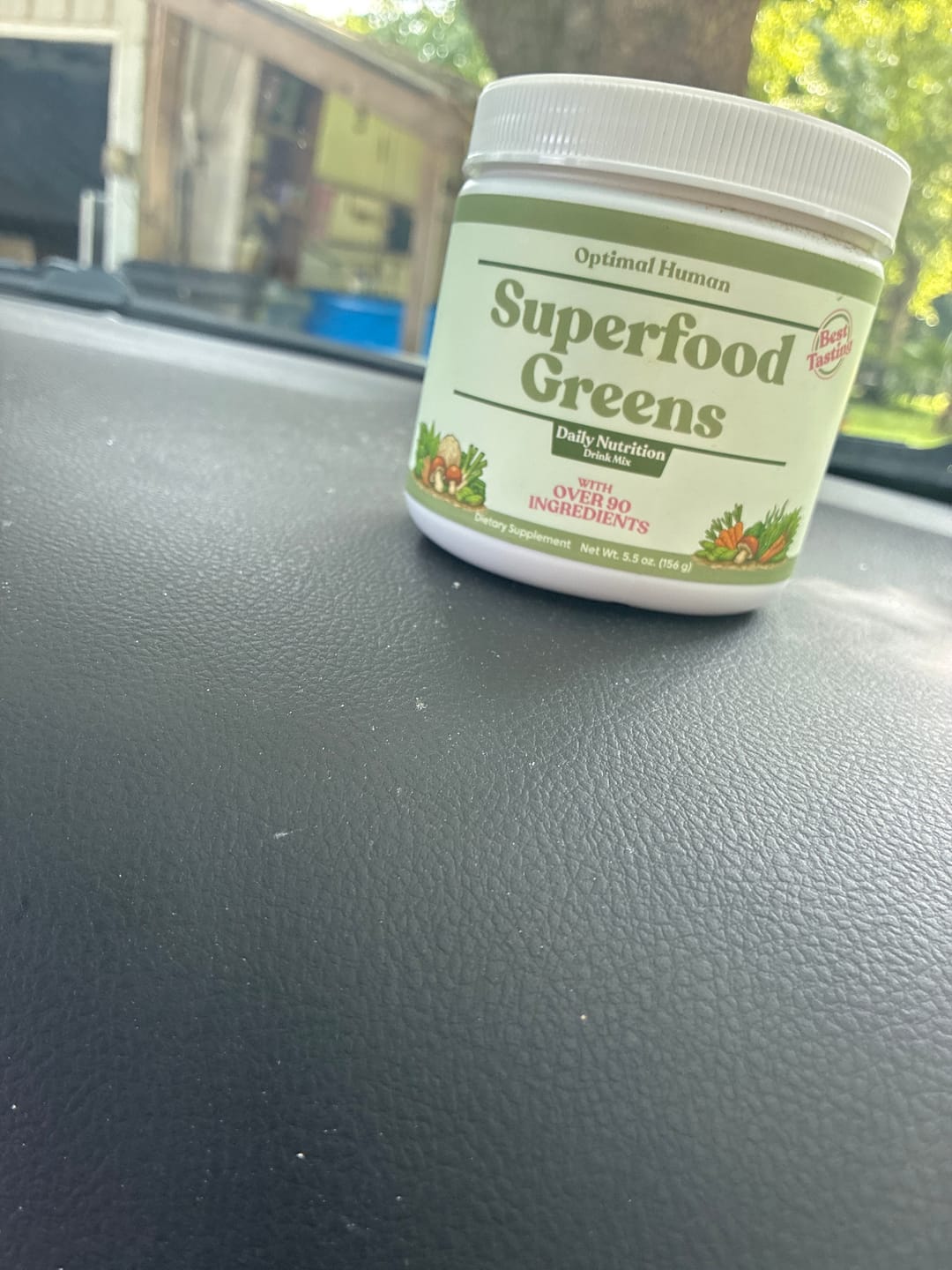 Customer photo review of Optimal Human Superfood Greens