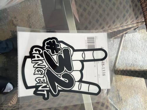 Customer photo review of 32 GANG DECAL