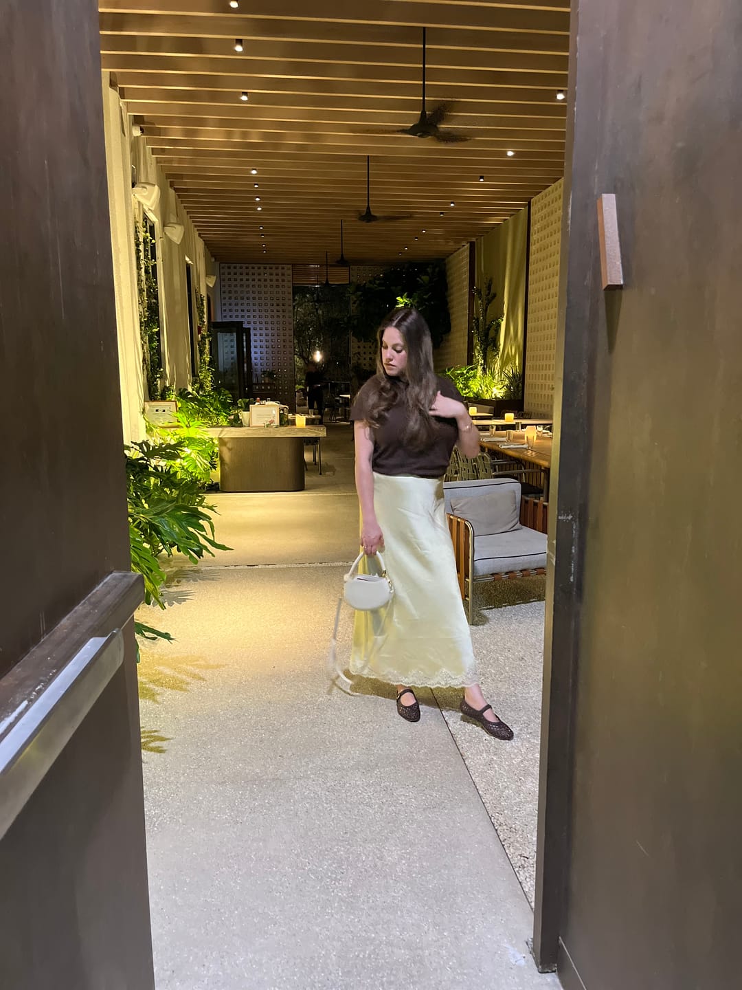 Customer photo review of Celine Maxi Skirt