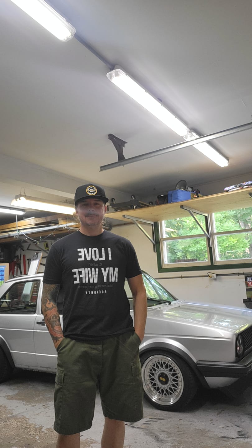 Customer photo review of 80Eighty® Love My Wife Shirt