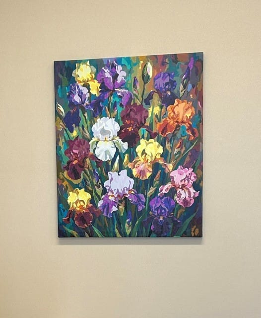 Customer photo review of Colorful Iris Garden (80 Colors)