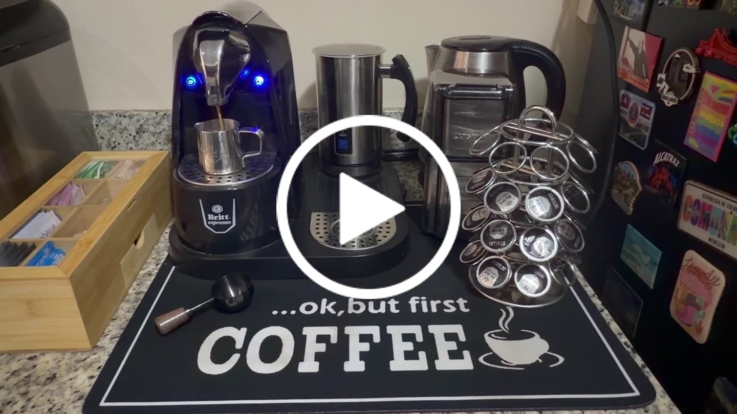 Customer video review of Britt Espresso Cápsulas Intenso