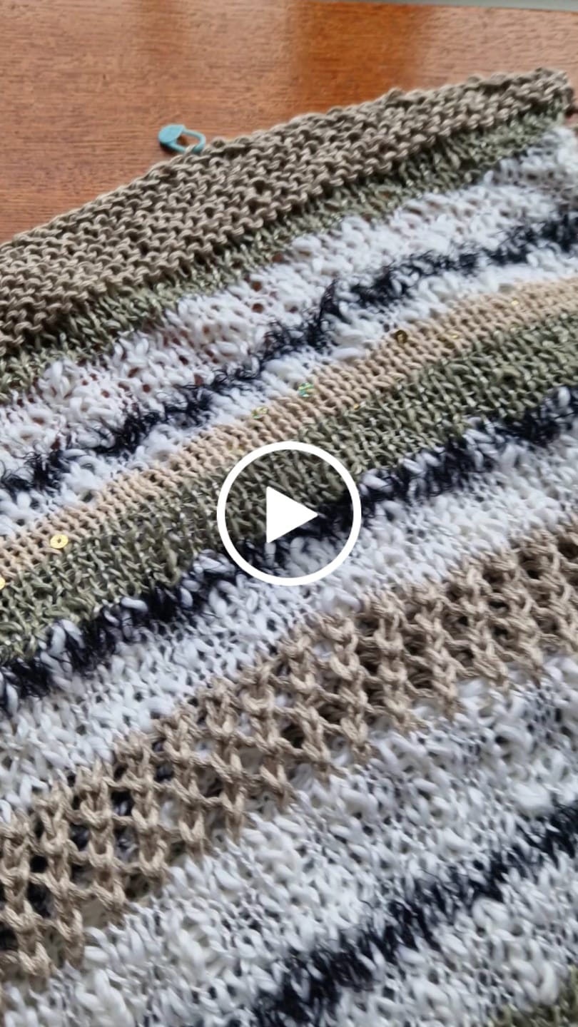 Customer video review of YarnArt Cotton Gold Paillettes