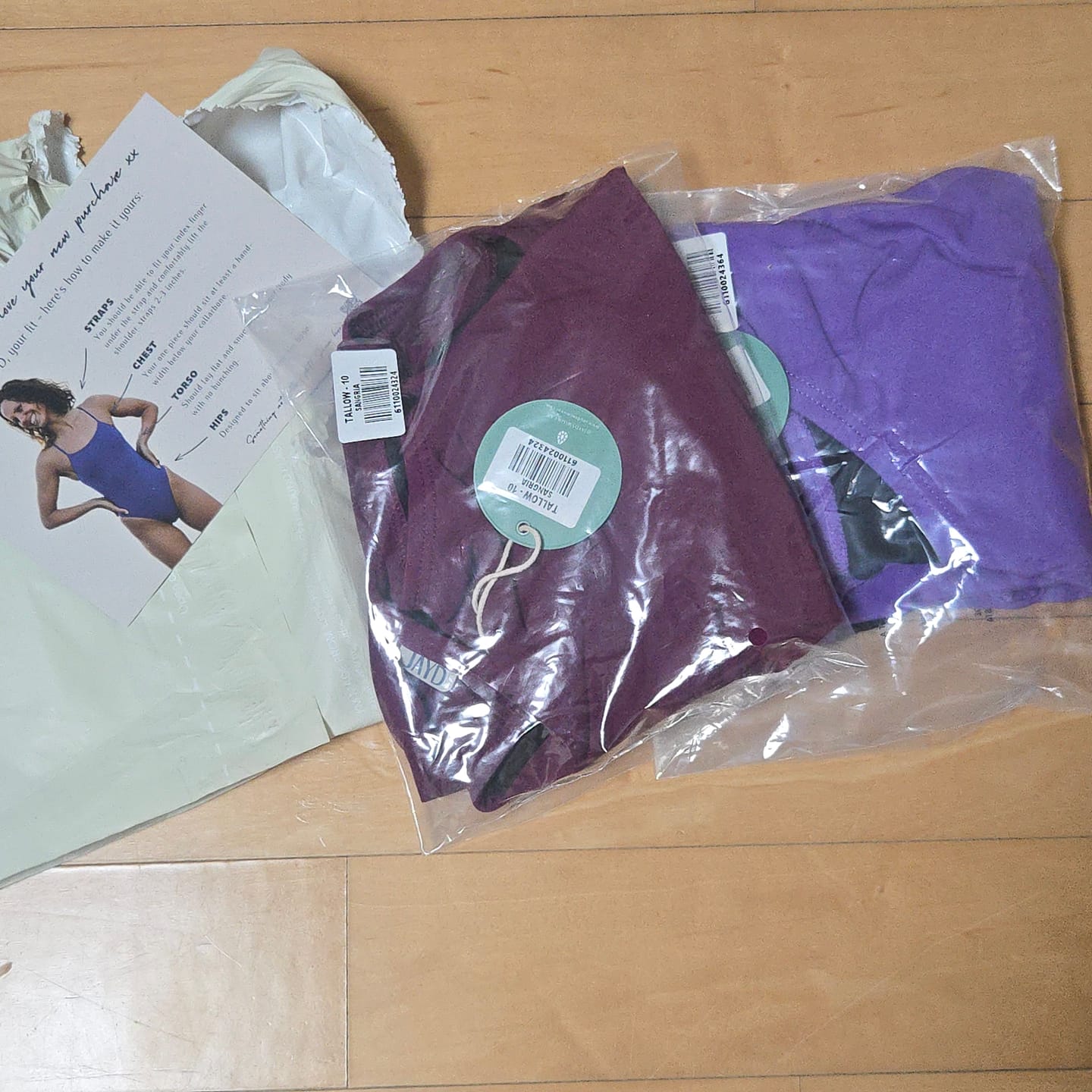Customer photo review of TALLOW ONE PIECE - Murasaki