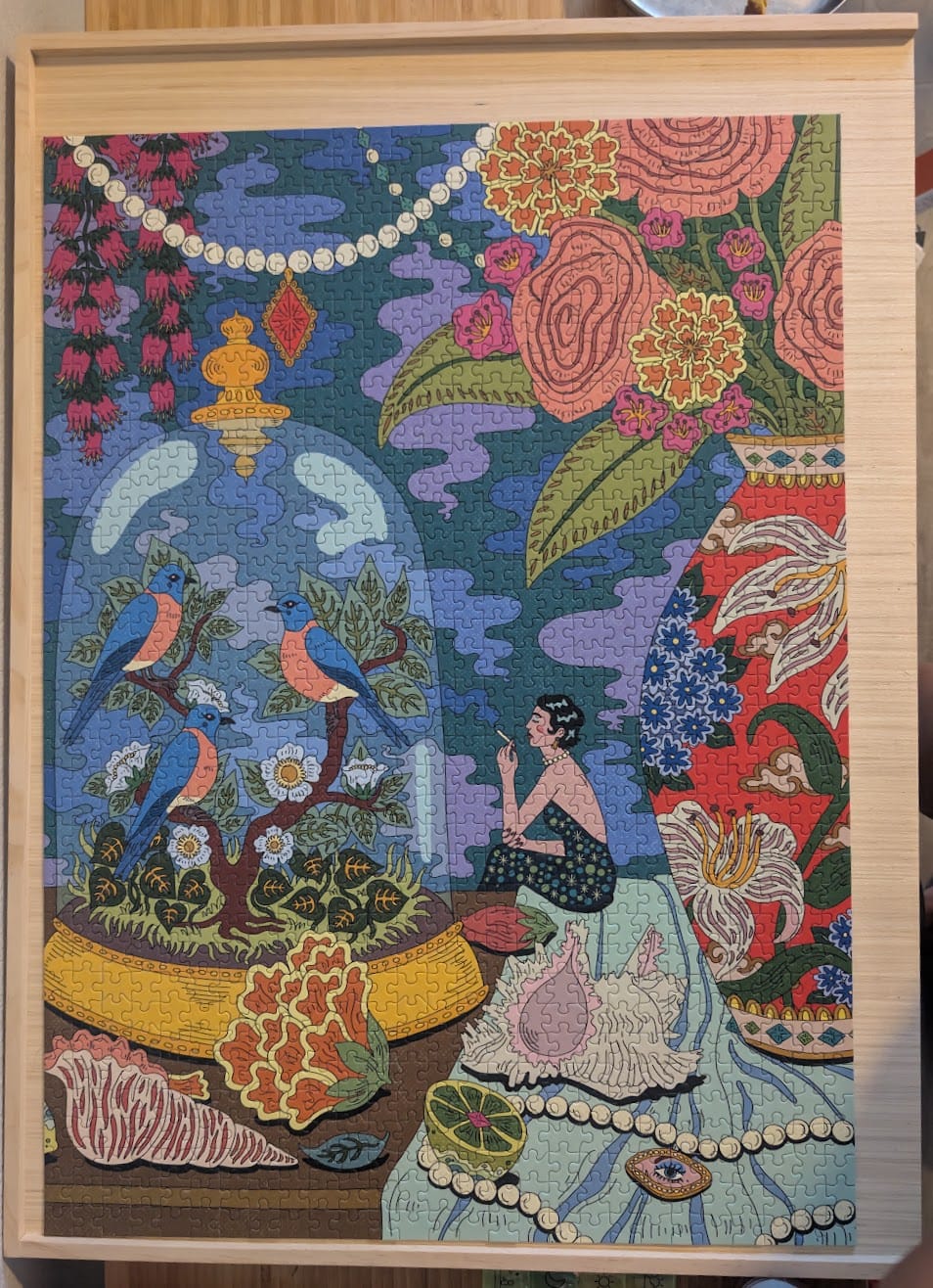 Customer photo review of Sunday Morning | 1000 Piece Puzzle
