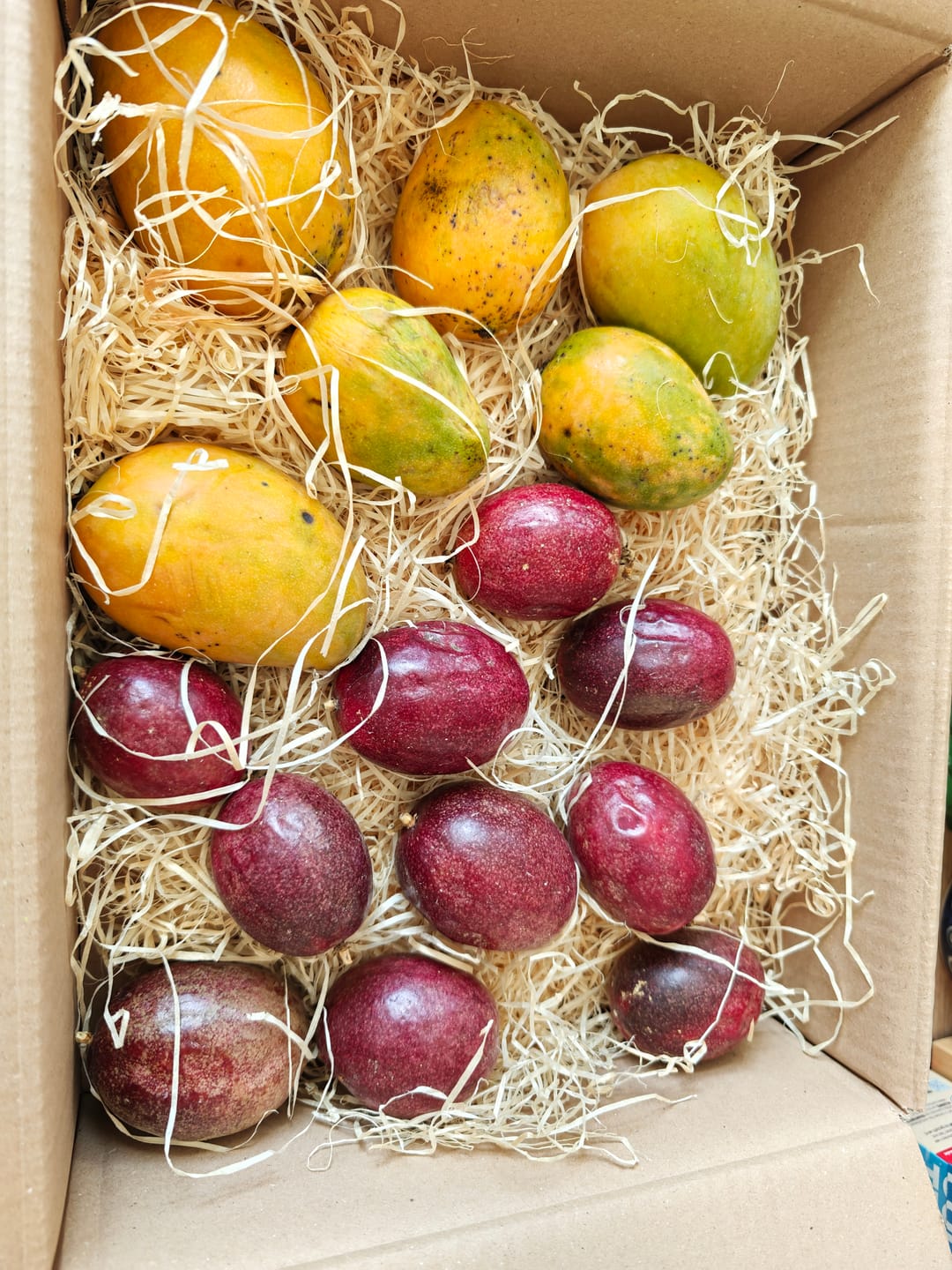Customer photo review of Mango & Passionsfrüchte Box 2kg