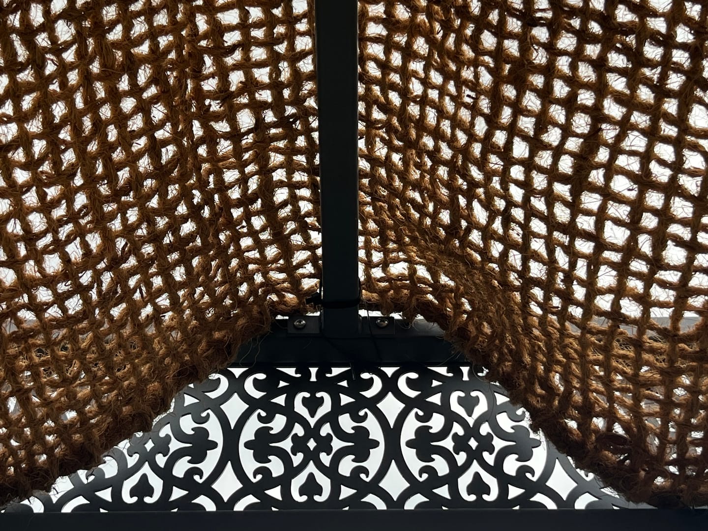 Customer photo review of Voile d'ombrage en fibre de coco