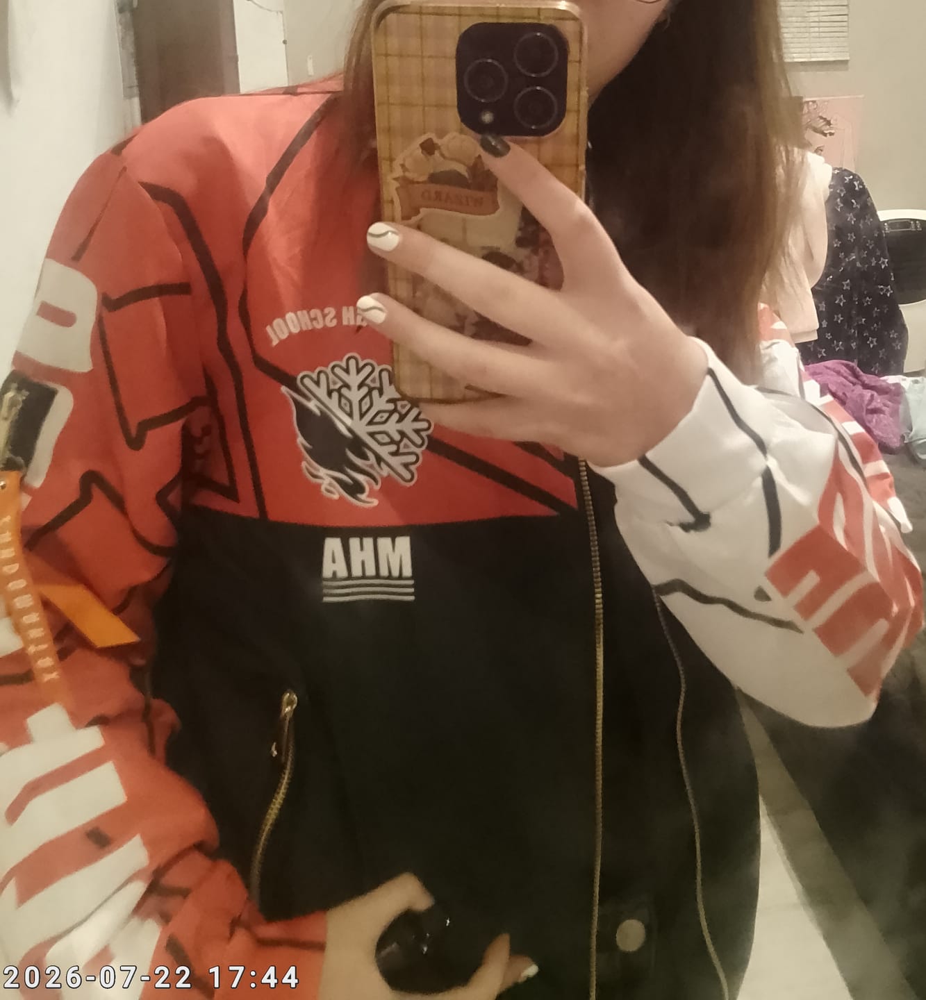 Customer photo review of MHA Todoroki Bomber Jacket