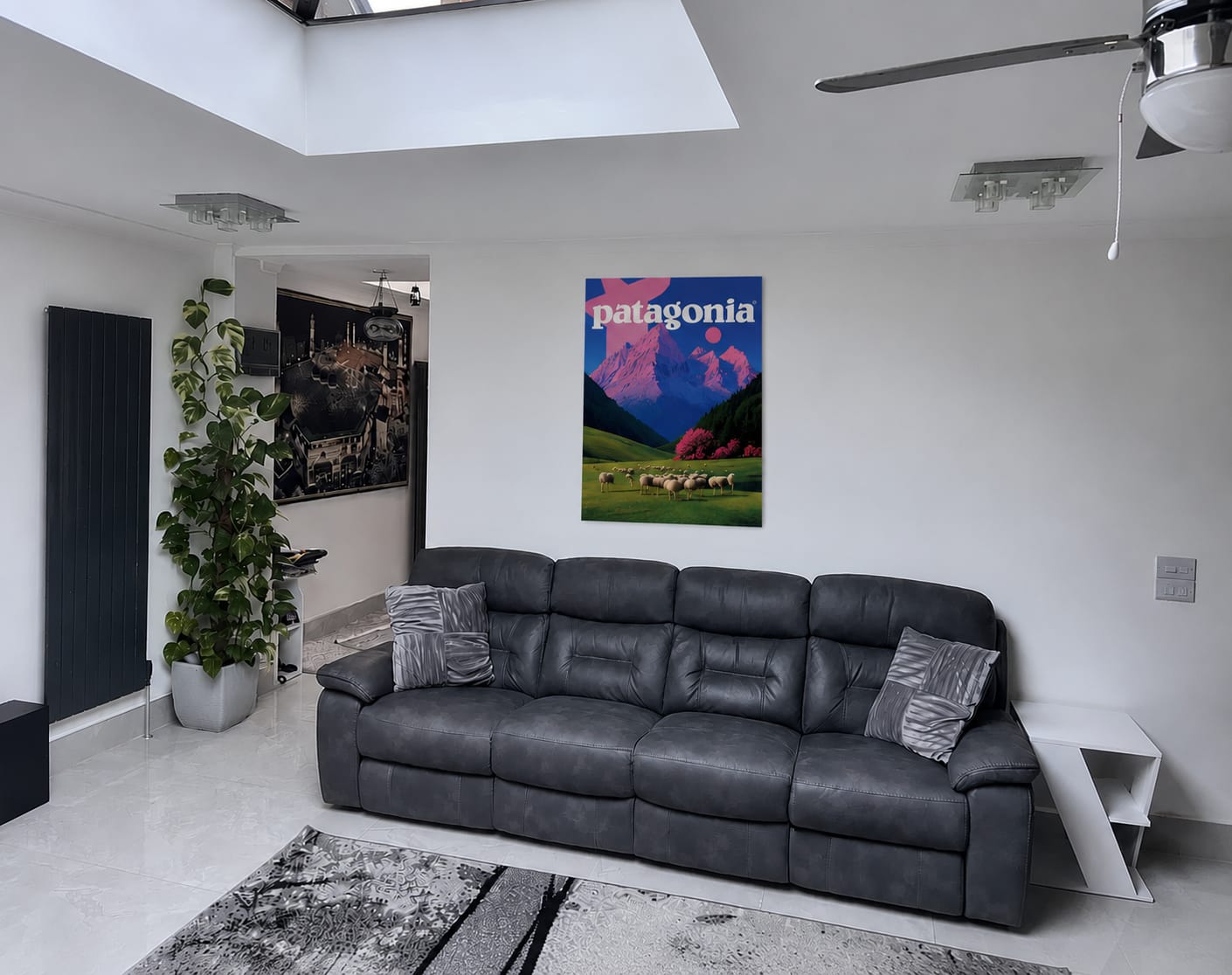 Customer photo review of Pastel Horizons Patagonia Wall Art
