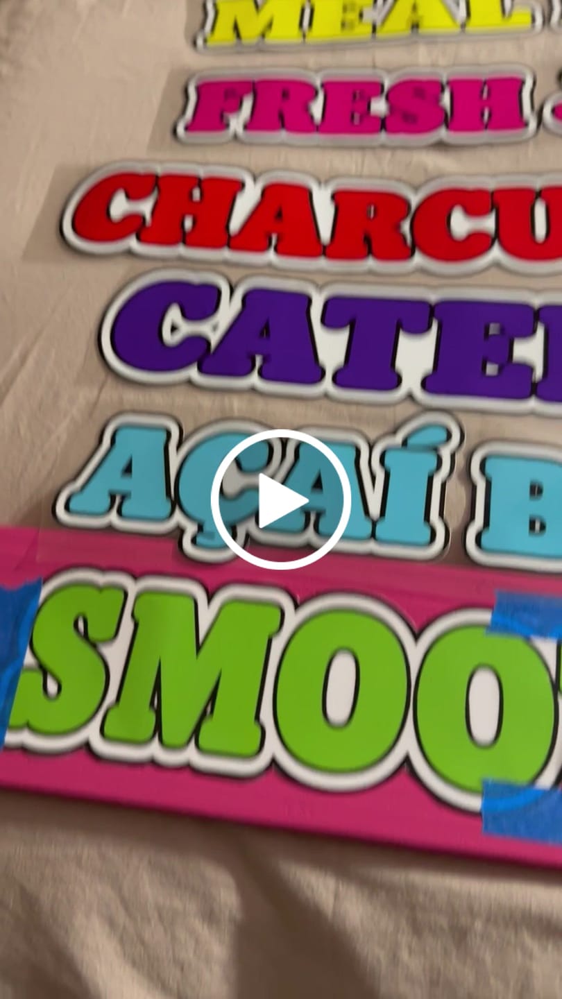 Customer video review of Build Your UV DTF Gang Sheet