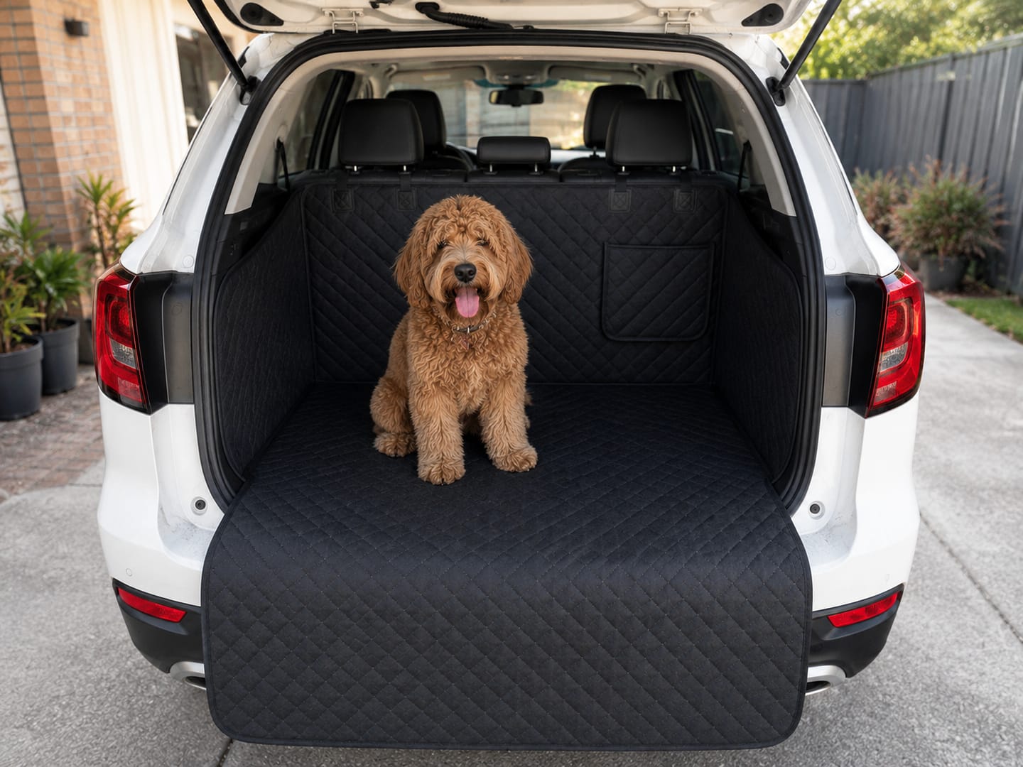 Customer photo review of MrBarks Boot Seat Cover - 60% OFF