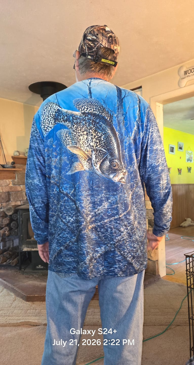 Customer photo review of Performance Fishing Long Sleeve - Mudjaw Front Strike - AOF90