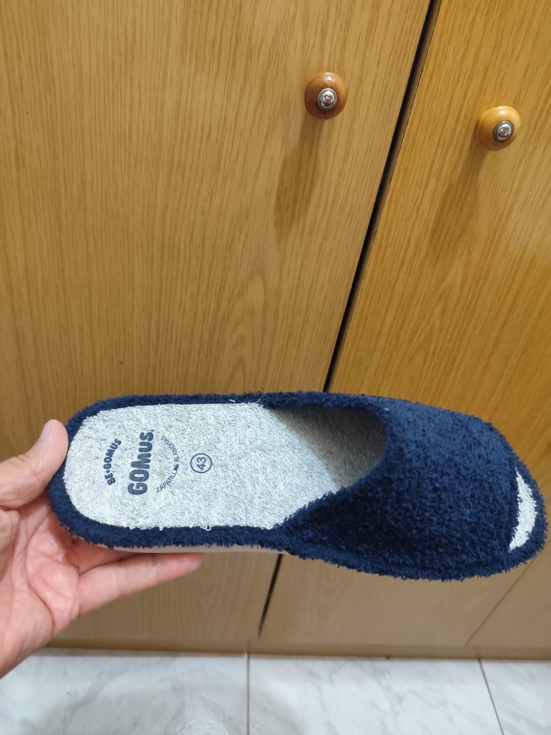 Customer photo review of Zapatilla casa Gomus punta abierta