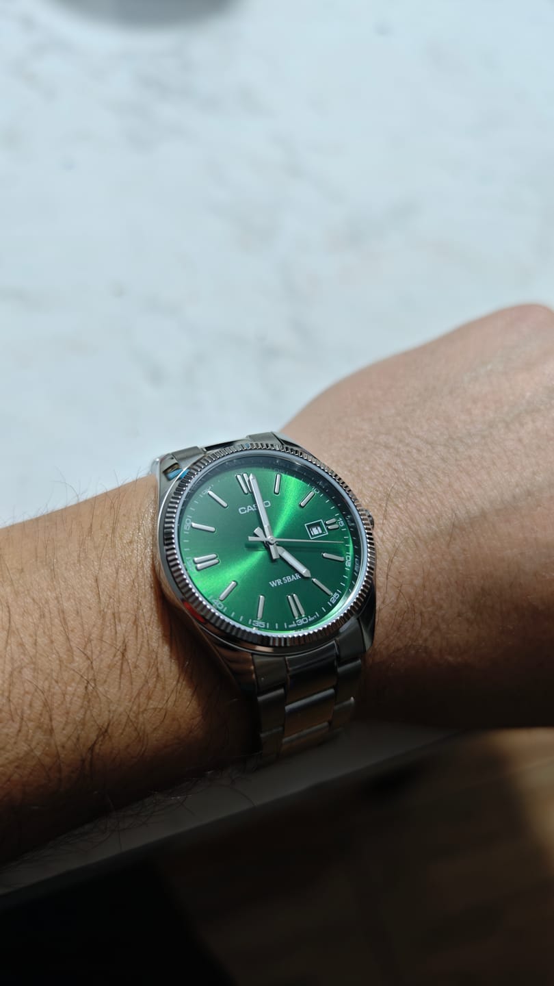 Customer photo review of Reloj Casio Análogo MTP-1302D-3AJF Verde 38,5mm JDM