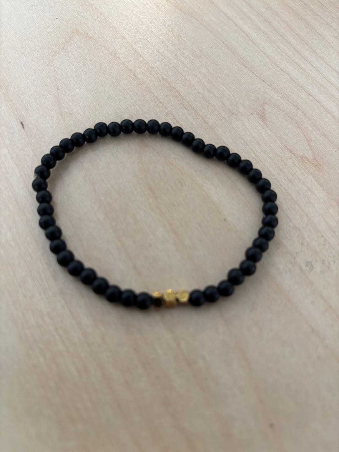 Customer photo review of Obsidian Armband