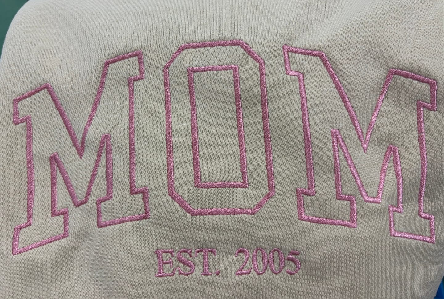 Customer photo review of Custom Embroidered Comfort Colors Grandma and Grandpa Sweatshirt, Gift for Grandma/Grandpa