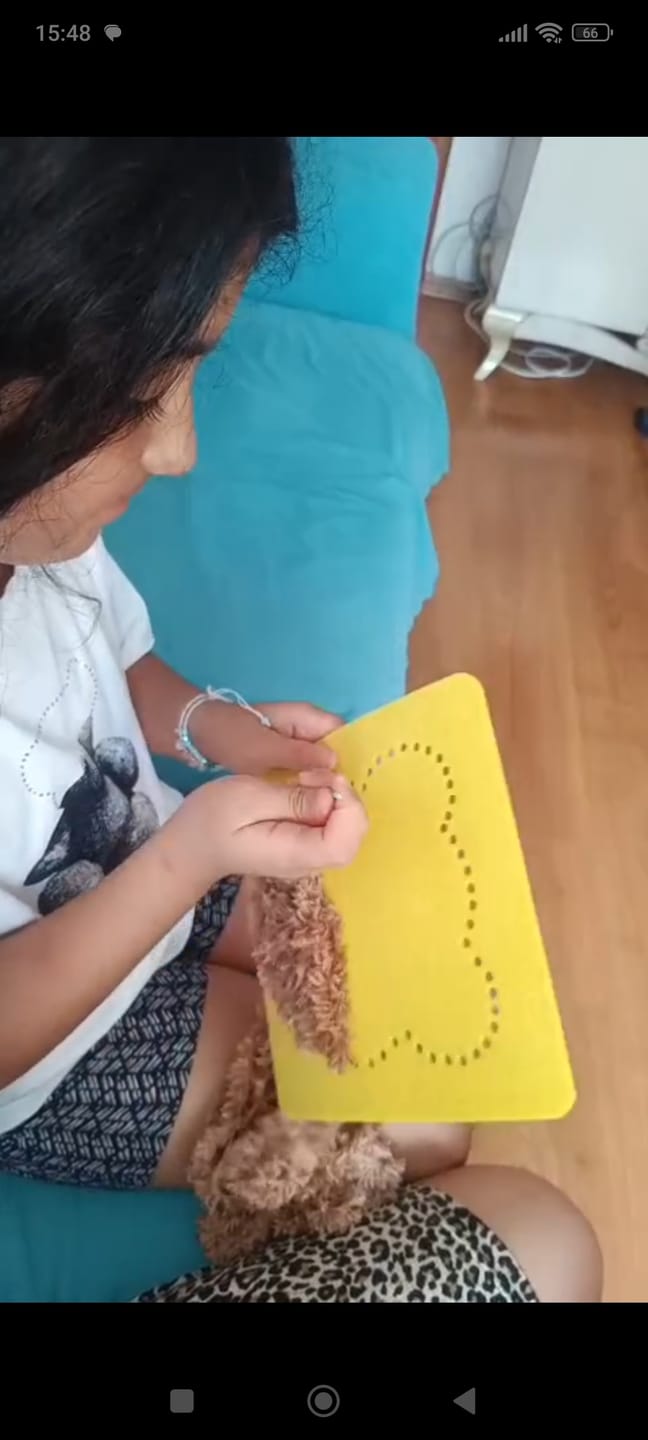 Customer photo review of 6'Lı Punch Needle Nakış Kiti