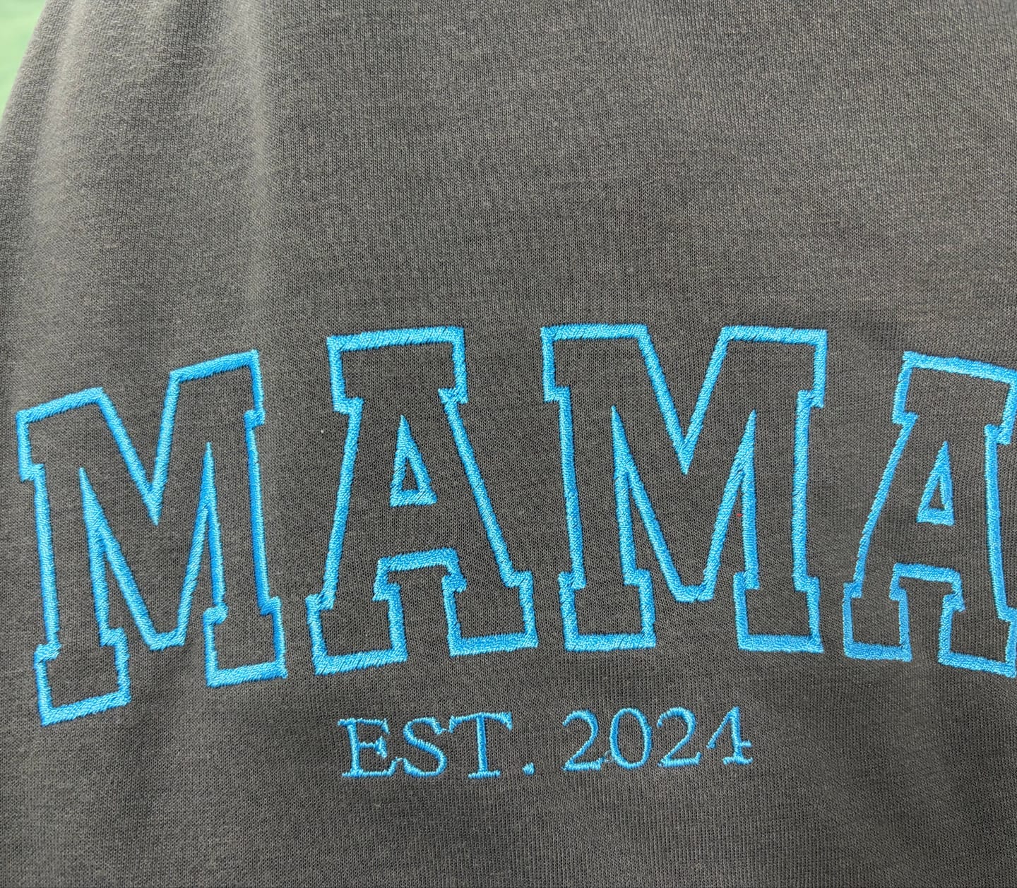 Customer photo review of Custom Embroidered Comfort Colors Grandma and Grandpa Sweatshirt, Gift for Grandma/Grandpa