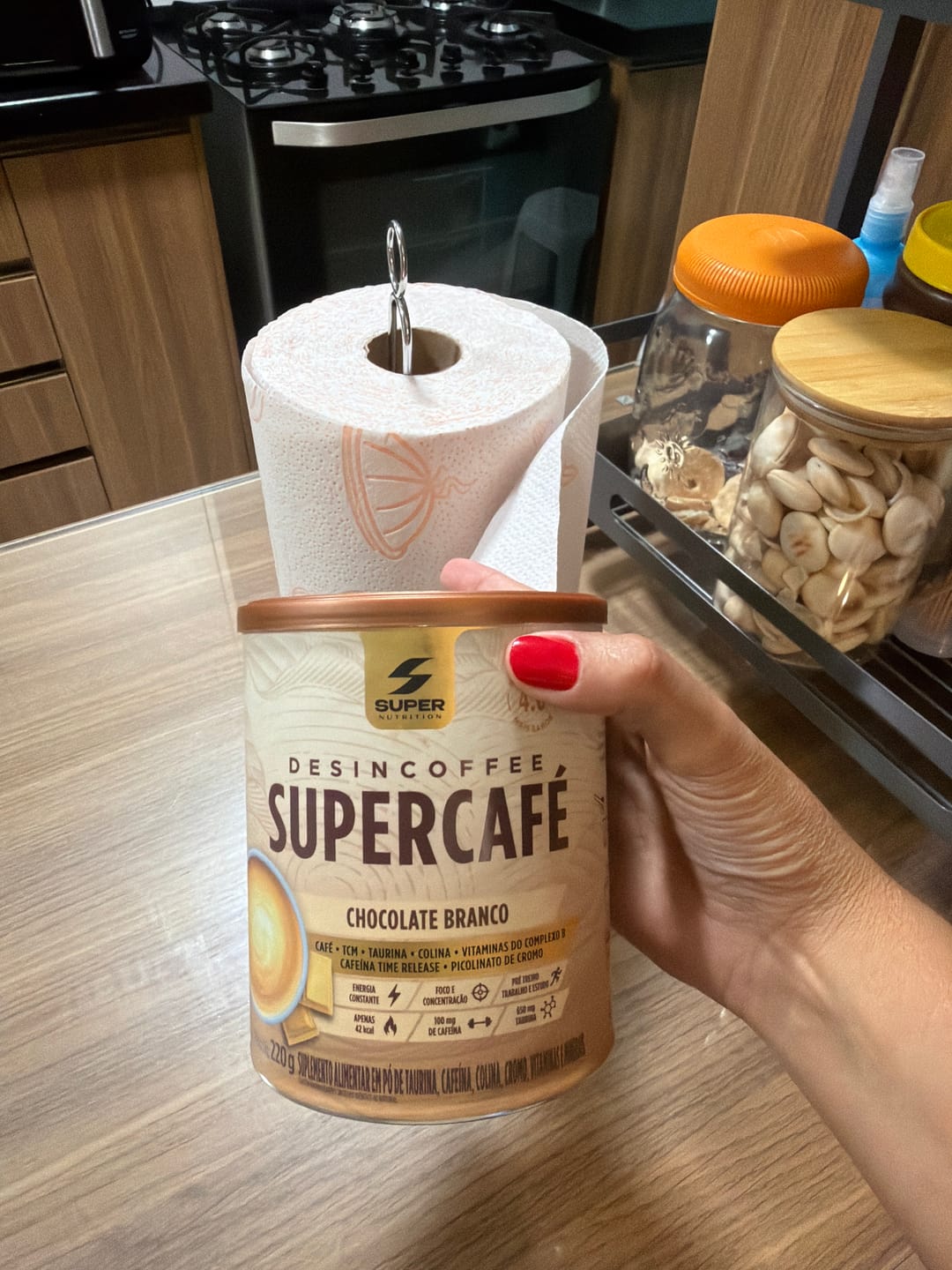 Customer photo review of Compre 01 Supercafé Chocolate Branco, Ganhe 01 Supercafé Chocolate Suíço