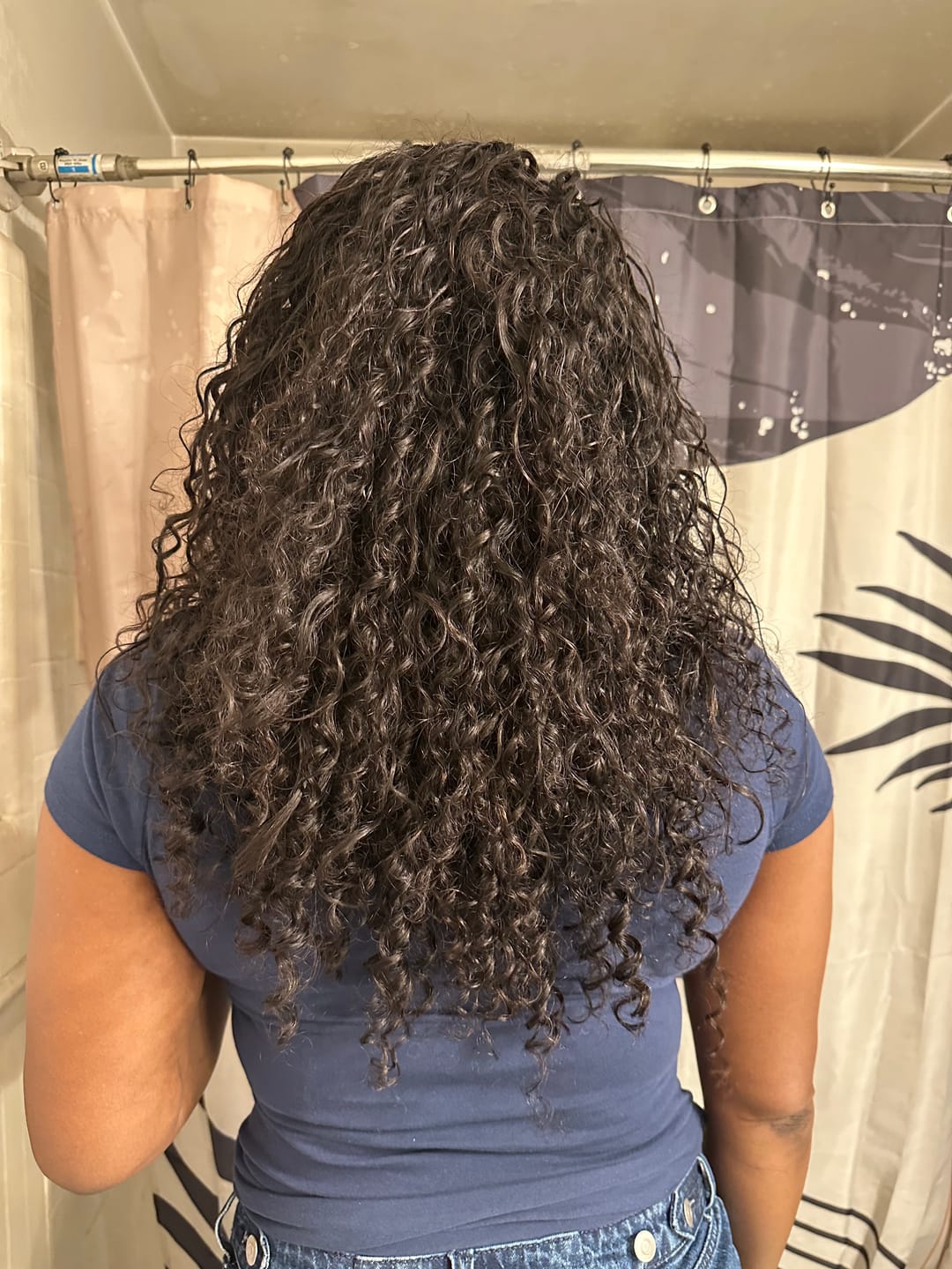 Customer photo review of Human Crochet Hair Deep Wave for Miracle Knots